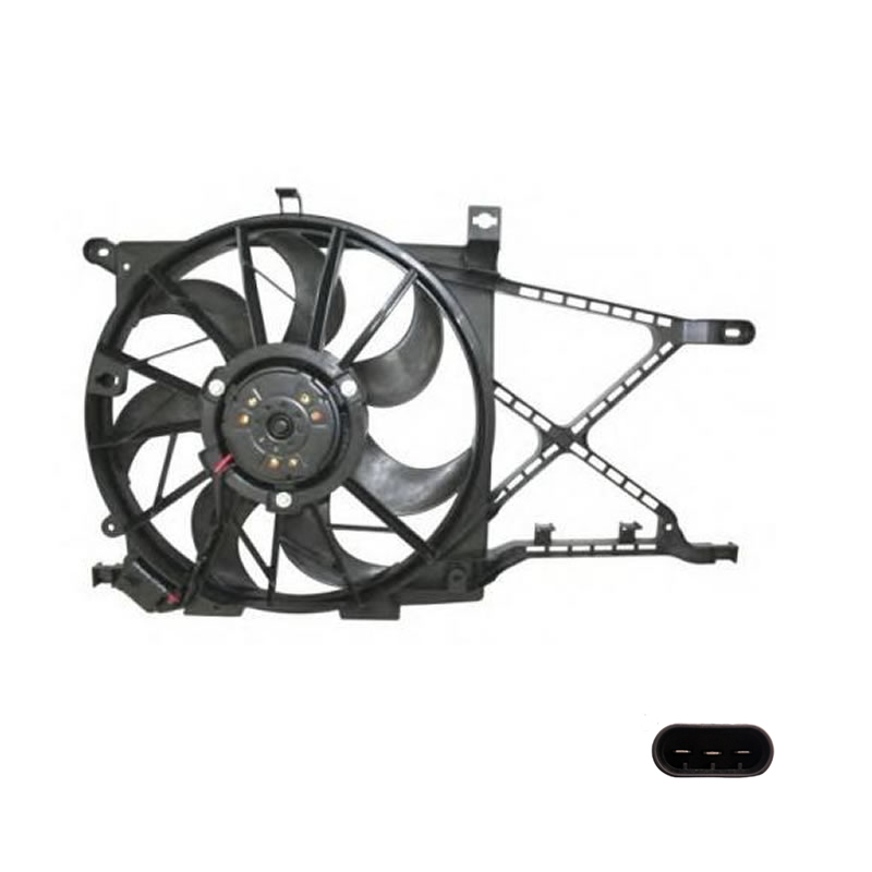 Opel Radyatör Fan Motor Ve Davlumbazı Komple Asra H Z16Xep 3Fişli Rezistanslı Kore