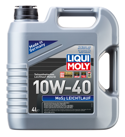 Motor Yağı 10W40 Lıquı Moly Mos2 Leıchtflauf 4 Litre Lıquı Moly