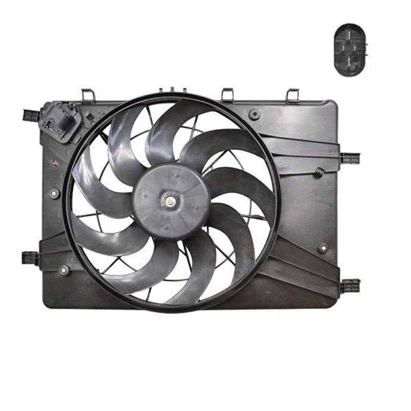 RADYATÖR FAN MOTOR VE DAVLUMBAZI KOMPLE ASTRA J CRUZE 4 FİŞLİ REZİDANSLI --VEKA-