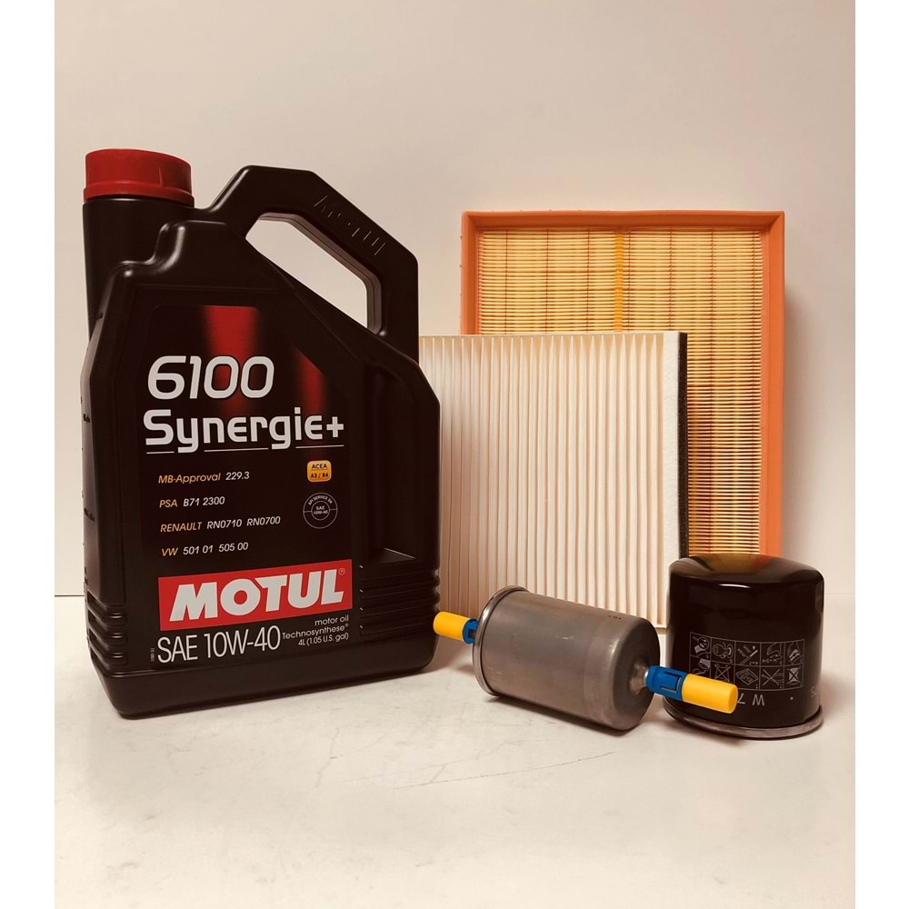 OPEL Astra G 1.6 1998 - 2010 Arası Benzinli Bakım Set Motul 10W40 Yağ Mann Filtre