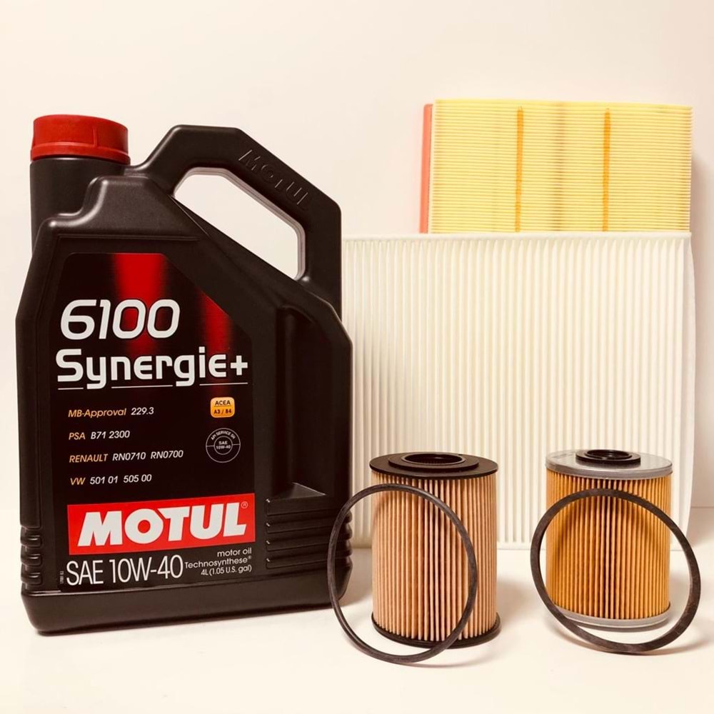 OPEL Astra G 1.7 1998 - 2010 Arası Dizel Bakım Set Motul 10W40 Yağ Filtron Filtre