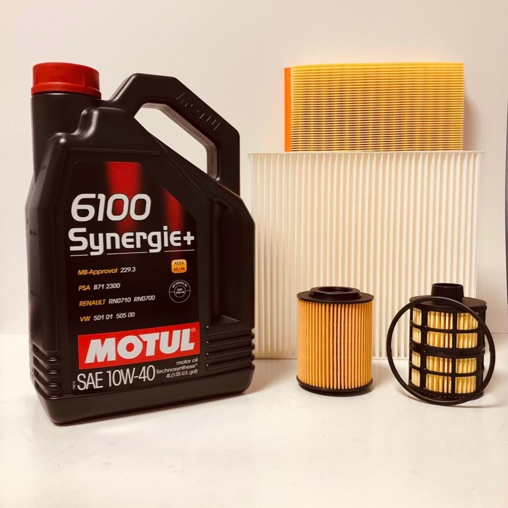 OPEL Astra G 1.7 1998 - 2010 Arası Dizel Bakım Set Motul 10W40 Yağ Wunder Filtre