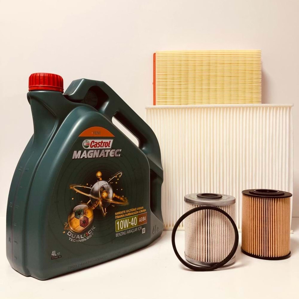 OPEL Astra G 1.7 1998 - 2010 Arası Dizel Bakım Set Castrol 10W40 Yağ Bosch Filtre