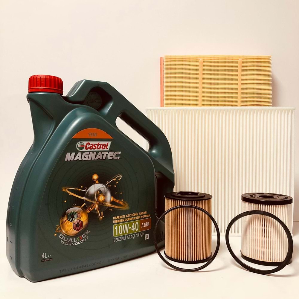 OPEL Astra G 1.7 1998 - 2010 Arası Dizel Bakım Set Castrol 10W40 Yağ Mann Filtre