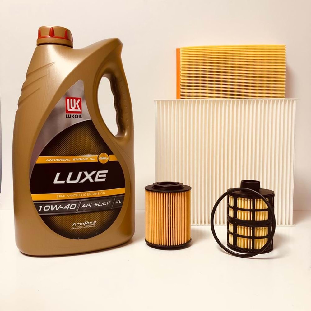 OPEL Astra G 1.7 1998 - 2010 Arası Dizel Bakım Set Lukoil 10W40 Yağ Wunder Filtre