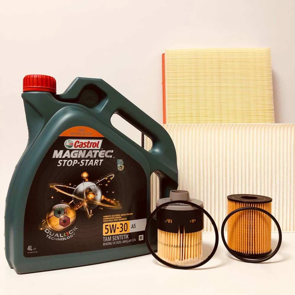 OPEL Astra H 1.4 2004 - 2014 Arası Benzin Bakım Set Castrol 5W30 Yağ Bosch Filtre