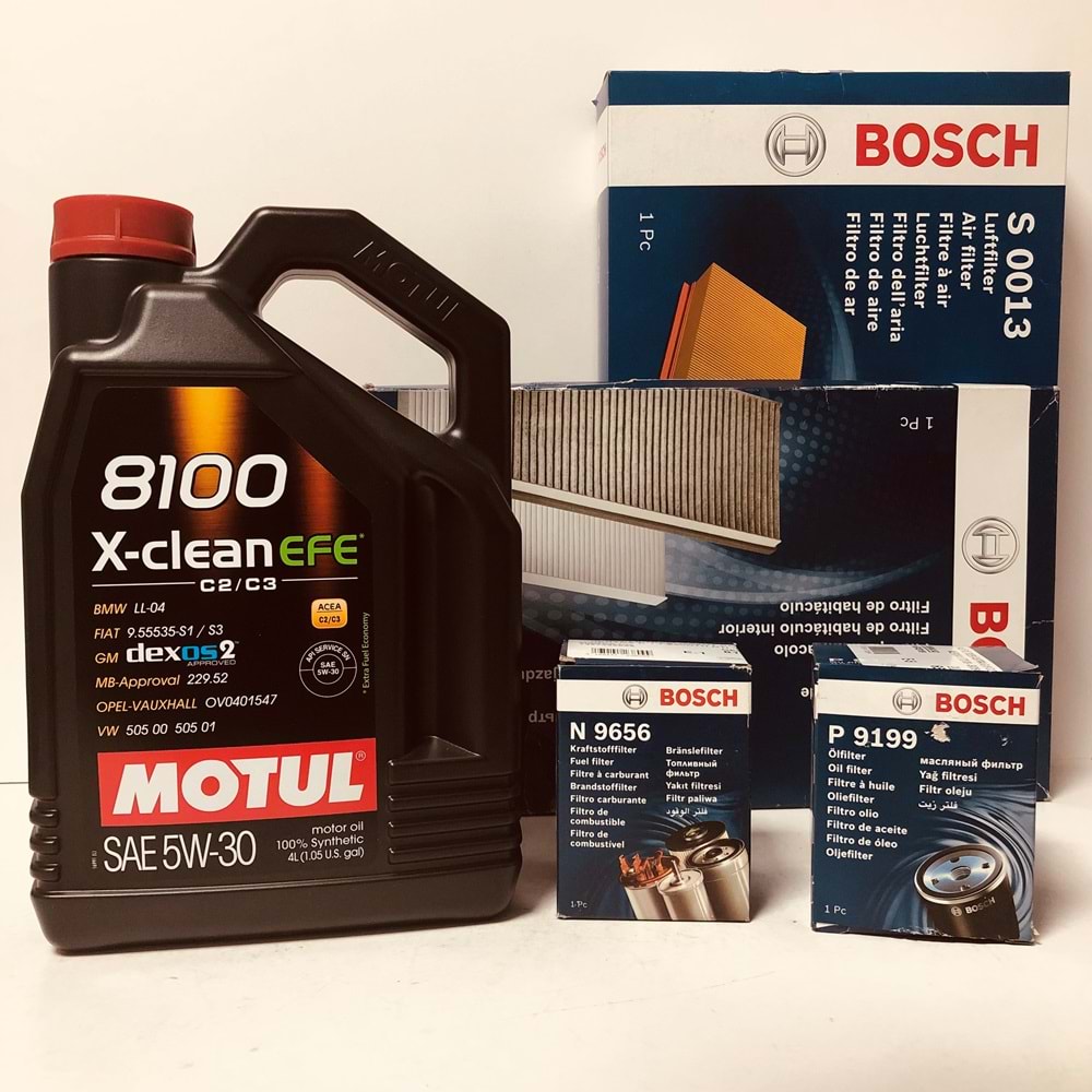 OPEL Astra H 1.7 2004 - 2014 Arası Dizel Bakım Set Motul 5W30 Yağ Bosch Filtre