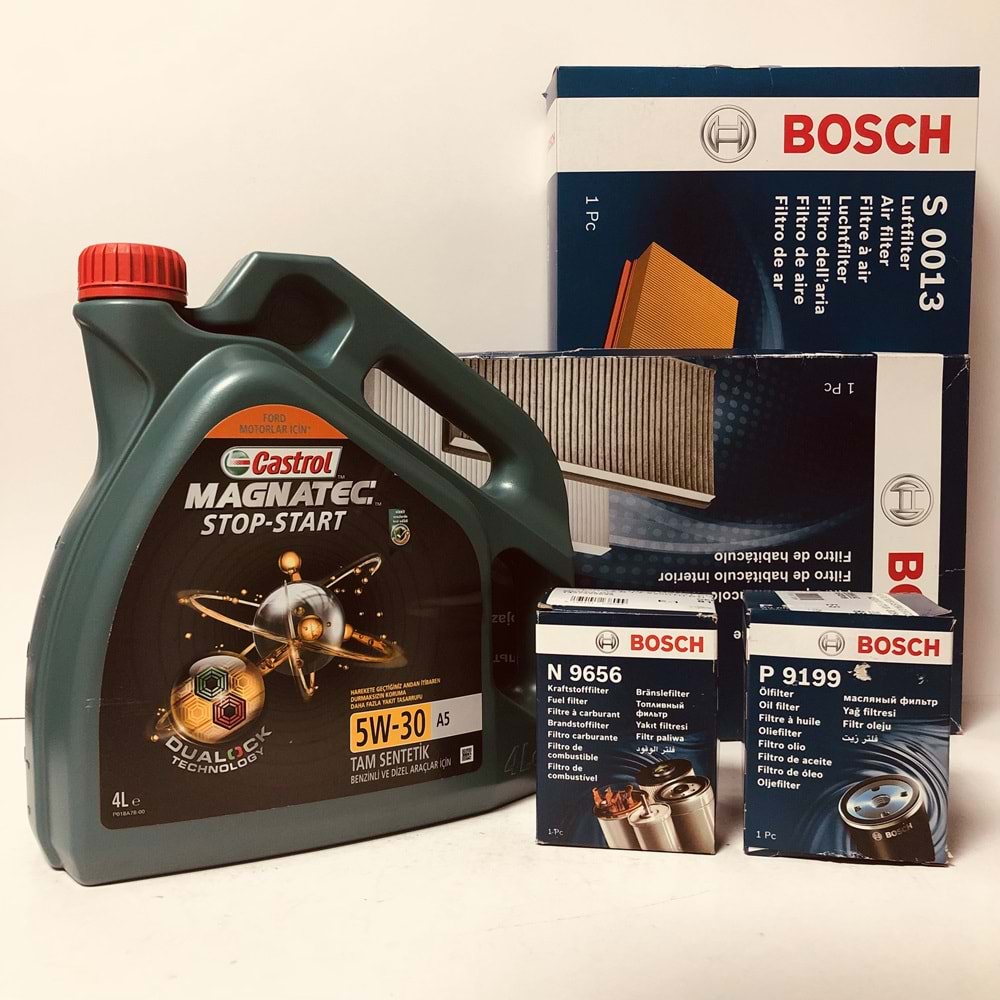 OPEL Astra H 1.7 2004 - 2014 Arası Dizel Bakım Set Castrol 5W30 Yağ Bosch Filtre