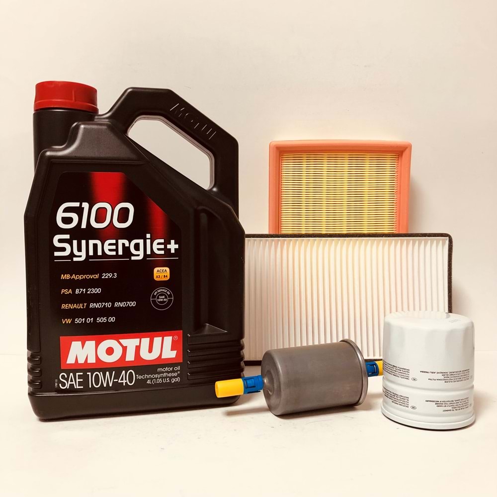OPEL Corsa B 1.2 1.4 1993 -2002 Arası Benzinli Bakım Set Motul 10W40 Yağ Motocar Filtre