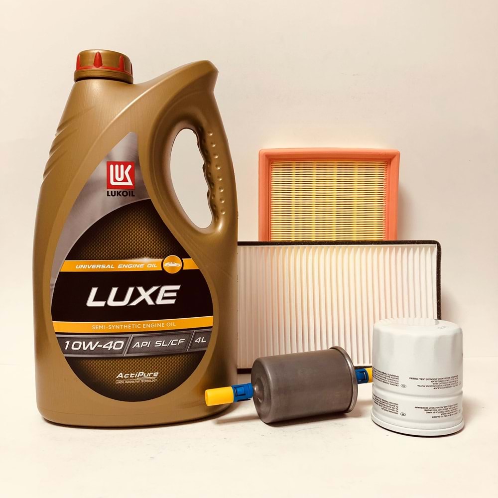 OPEL Corsa B 1.2 1.4 1993 -2002 Arası Benzinli Bakım Set Lukoil 10W40 Yağ Mann Filtre