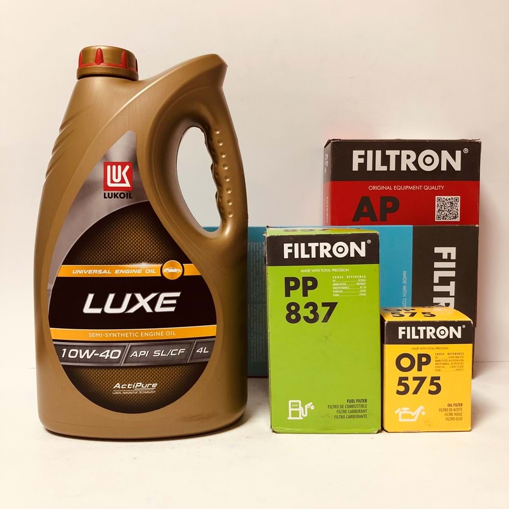 OPEL Corsa B 1.5 1.7 1993 -2002 Arası Dizel Bakım Set Lukoil 10W40 Yağ Filtron Filtre