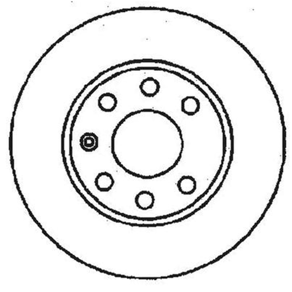 DİSK AYNASI ÖN VECTRA A ASTRA F CORSA B 236MM HAVALI 88-92 -RAL-