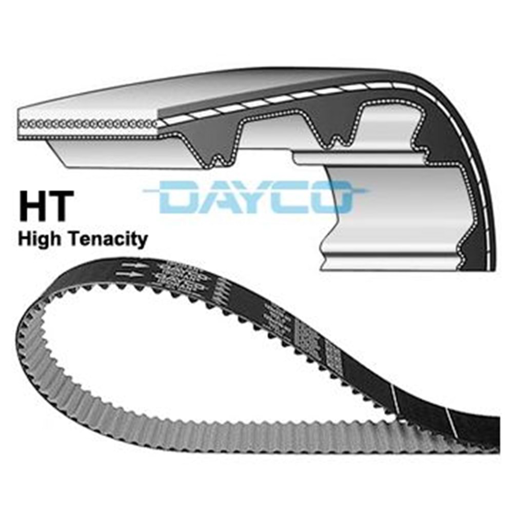 TRİGER KAYIŞI (129X25) ASTRA G ASTRA H COMBO C 1.7 Z17DTH 01- -DAYCO-
