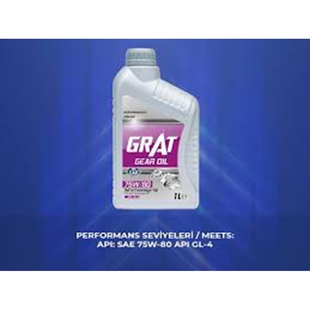 ŞANZIMAN YAĞI 75W80 GL-4 SARI 1L (SARI) -GRAT-