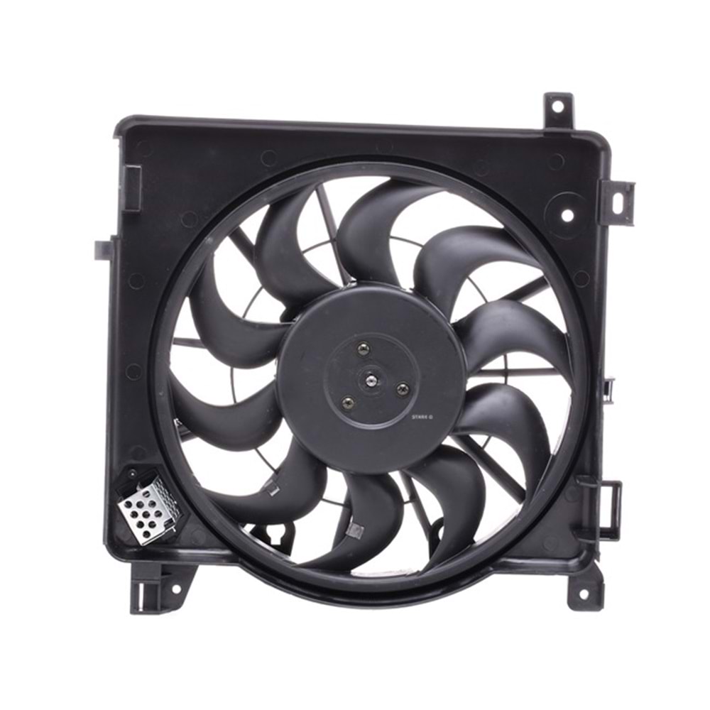 RADYATÖR FAN MOTOR VE DAVLUMBAZI KOMPLE ASTRA H Z13DTH 3 FİŞLİ REZİSTANSLI 04- -VEKA-
