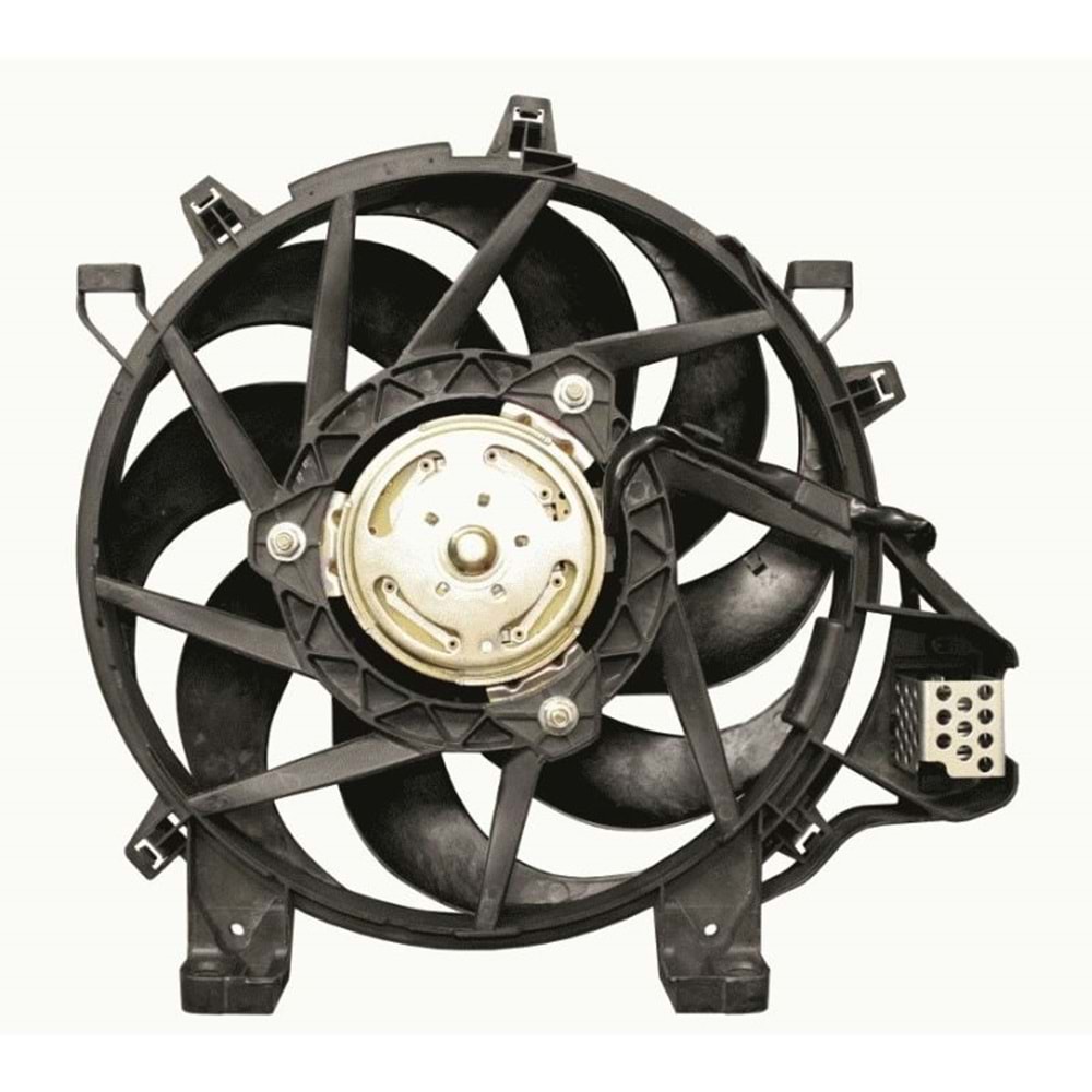 KLİMA FAN MOTOR VE DAVLUMBAZI KOMPLE CORSA C Z13DT Y17DTL 3 FİŞLİ REZİSTANSLI -METTE-