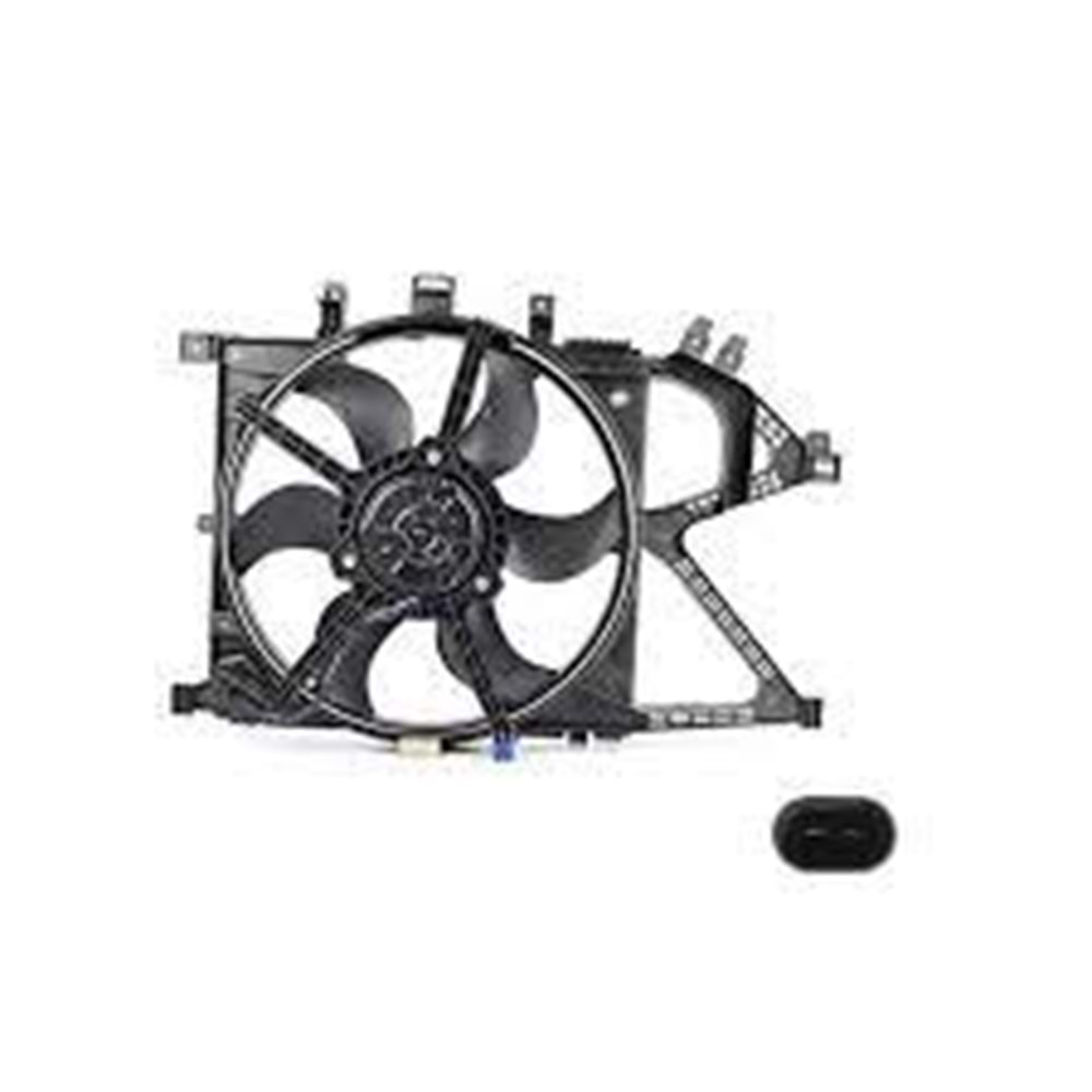 RADYATÖR FAN MOTOR VE DAVLUMBAZI KOMPLE CORSA C 1.4 4 FİŞLİ -WAXEL-