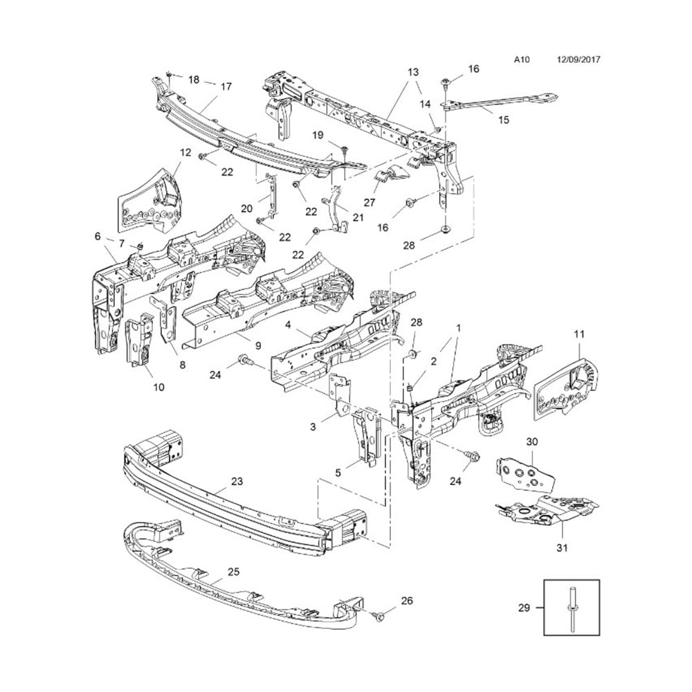 ALT GÖVDE ÖN UÇ ASTRA K ( A10-0 ) ALT GÖVDE ÖN UÇ ASTRA K ( A10-0 )