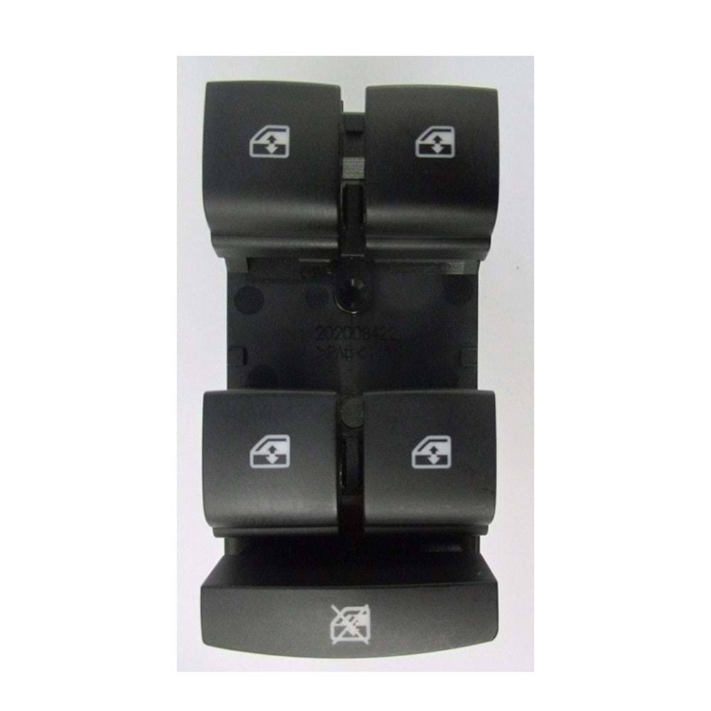 CAM ANAHTARI AVEO T300 SOL 4LÜ SİYAH -GM-