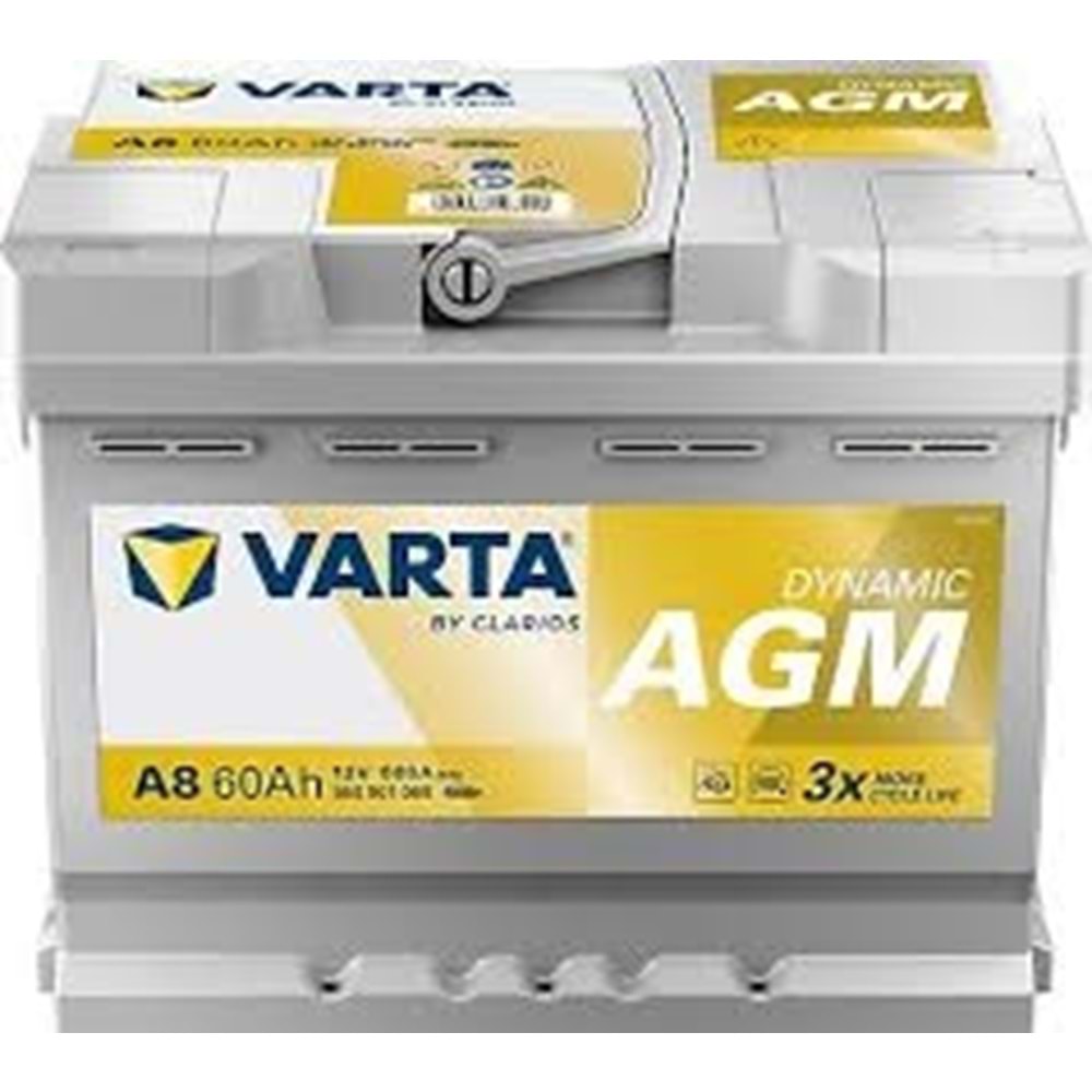 AKÜ 95 AMPER D52 SILVER DİNAMIC AGM -VARTA-