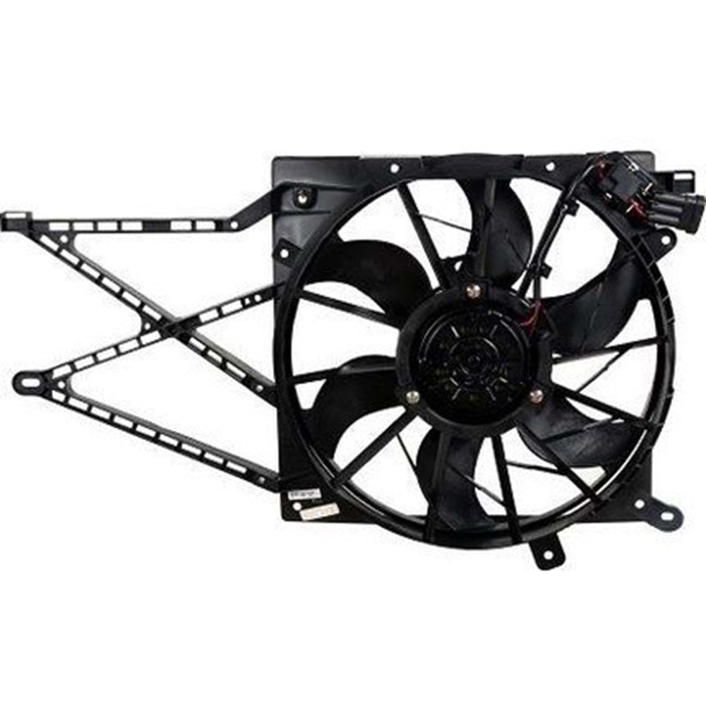 RADYATÖR FAN MOTORU VE DAVLUMBAZI KOMPLE ASTRA G (3 FİŞLİ REZİSTANSLI) 98-01 -WAX-