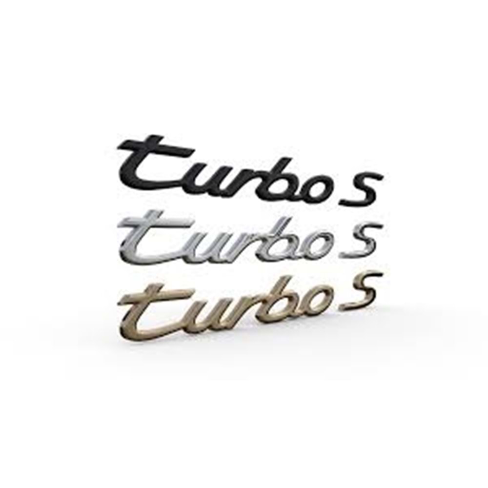 YAZI TURBO S CROM (3X25CM) PORSCHE -ORPA-