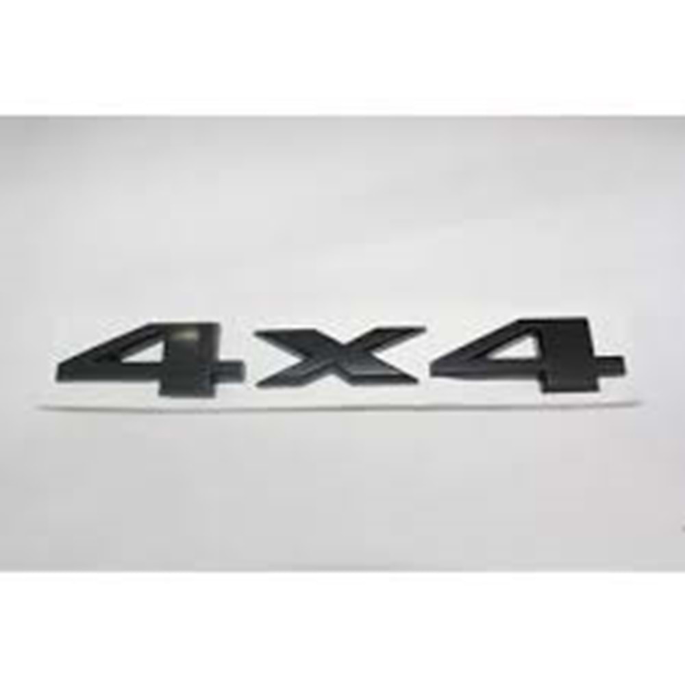 YAZI 4X4 SİYAH (3.70X14.5CM) MUHTELİF -ORPA-