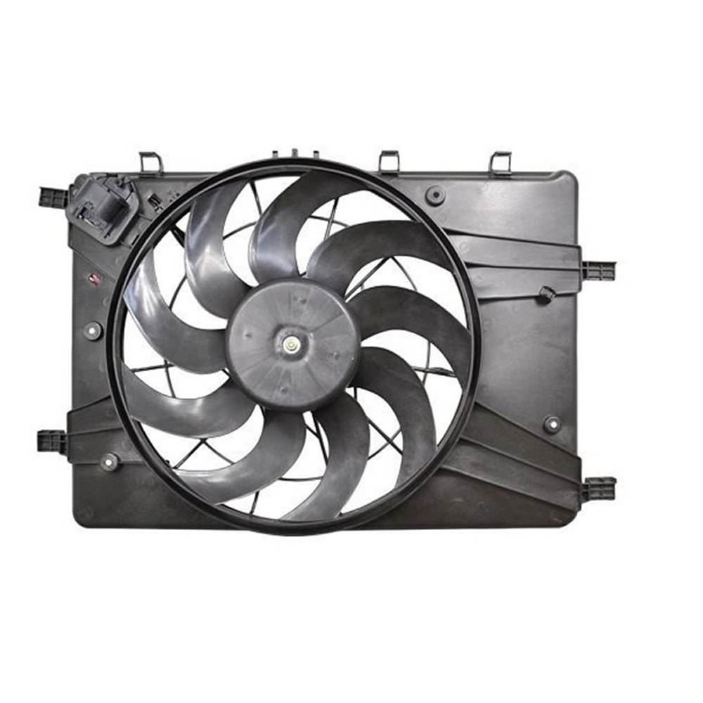 RADYATÖR FAN MOTOR VE DAVLUMBAZI KOMPLE ASTRA J CRUZE 4 FİŞLİ REZİDANSLI -MGA-