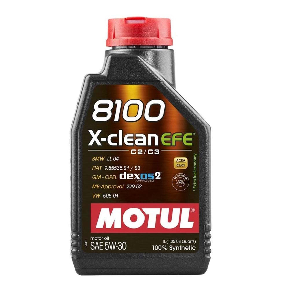 MOTOR YAĞI MOTUL 5W30 8100 X-CLEAN EFE DEXOS 2 1 L -MOTUL-