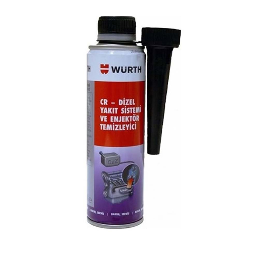 YAKIT KATKISI ENJEKTÖR TEMİZLEYİCİ DİZEL 300 ML -WÜRTH-