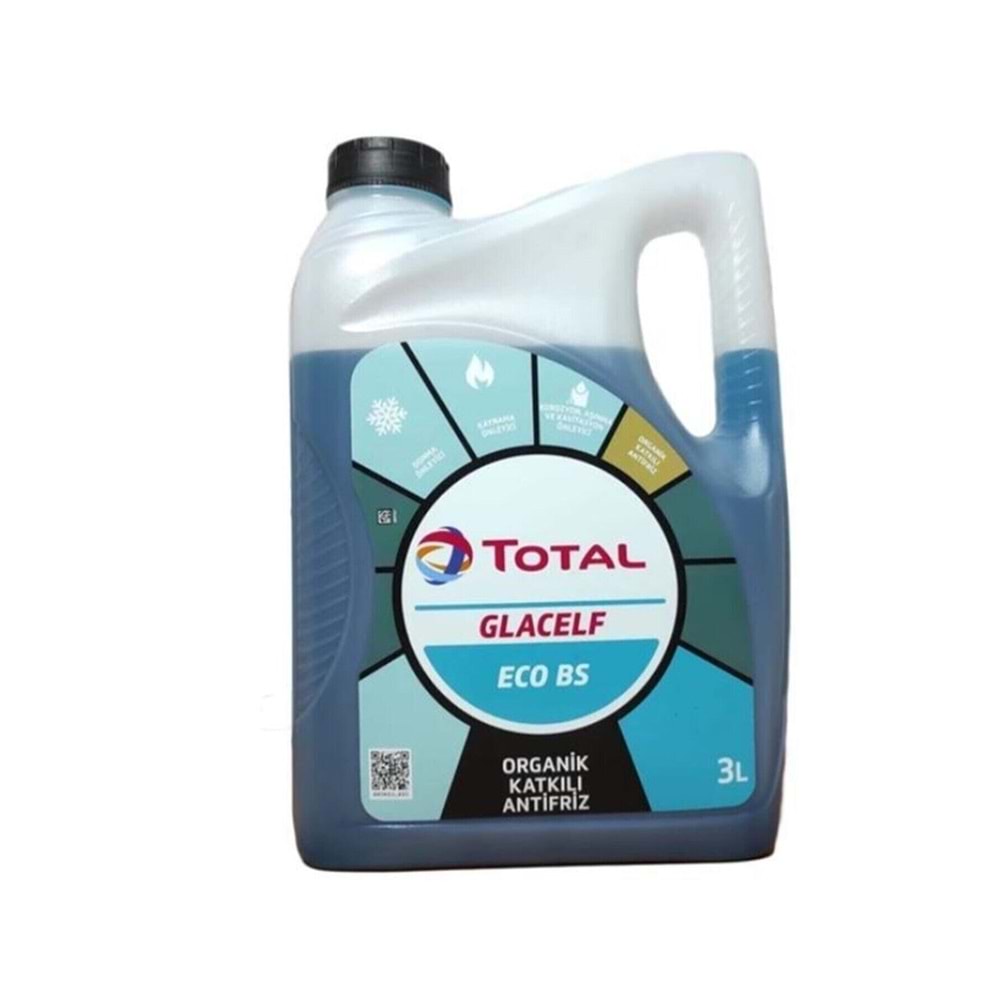 ANTİFRİZ 3LT MAVİ ORGANIK GLACELF ECO BS -TOTAL-