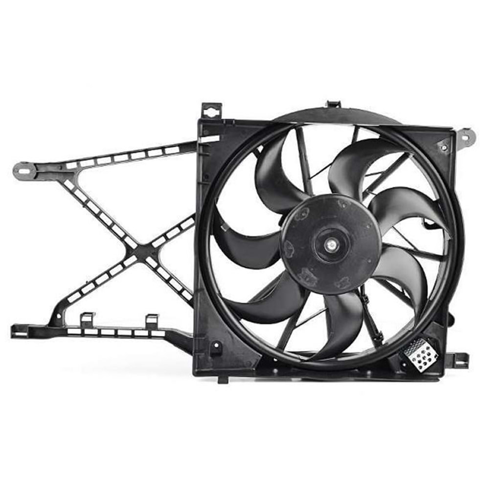 RADYATÖR FAN MOTOR VE DAVLUMBAZI KOMPLE ASTRA H Z13DTH 3 FİŞLİ REZİSTANSLI -WAXELL-