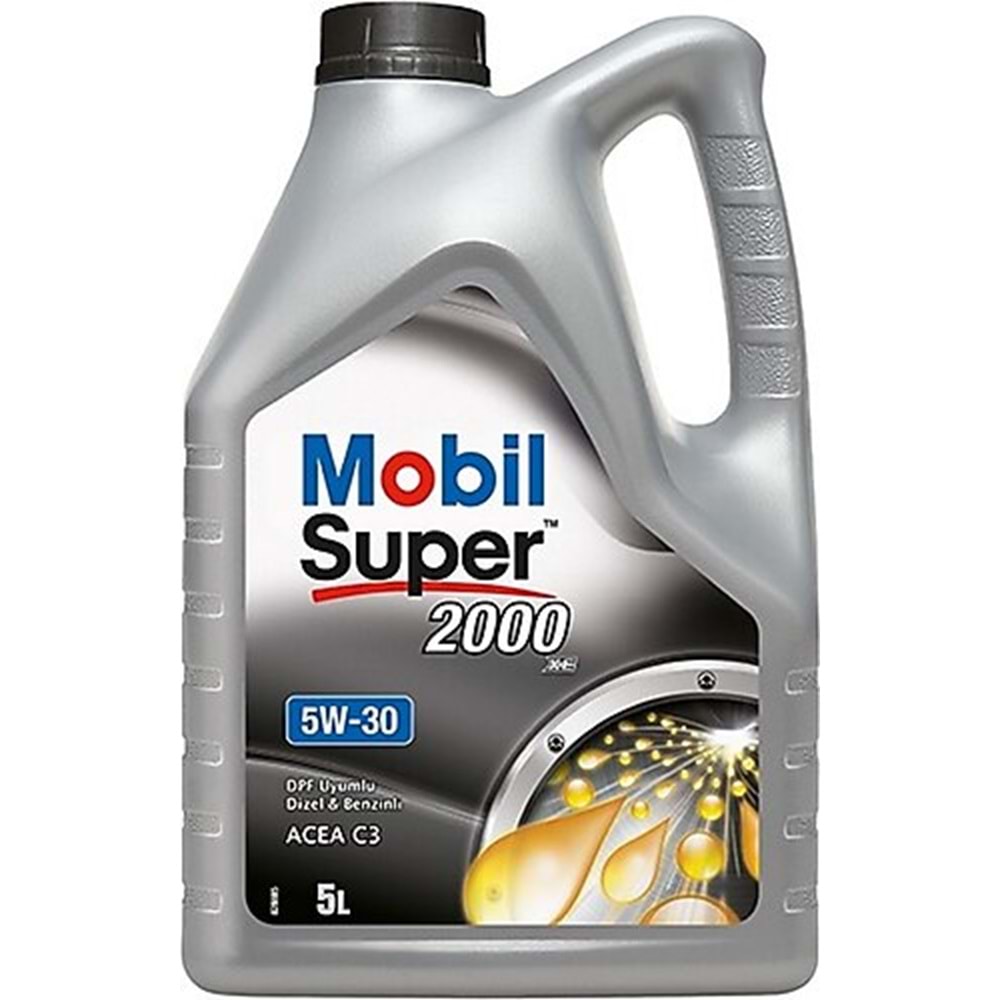 MOTOR YAĞI MOBİL 5W30 SUPER 2000 5LT -MOBİL-