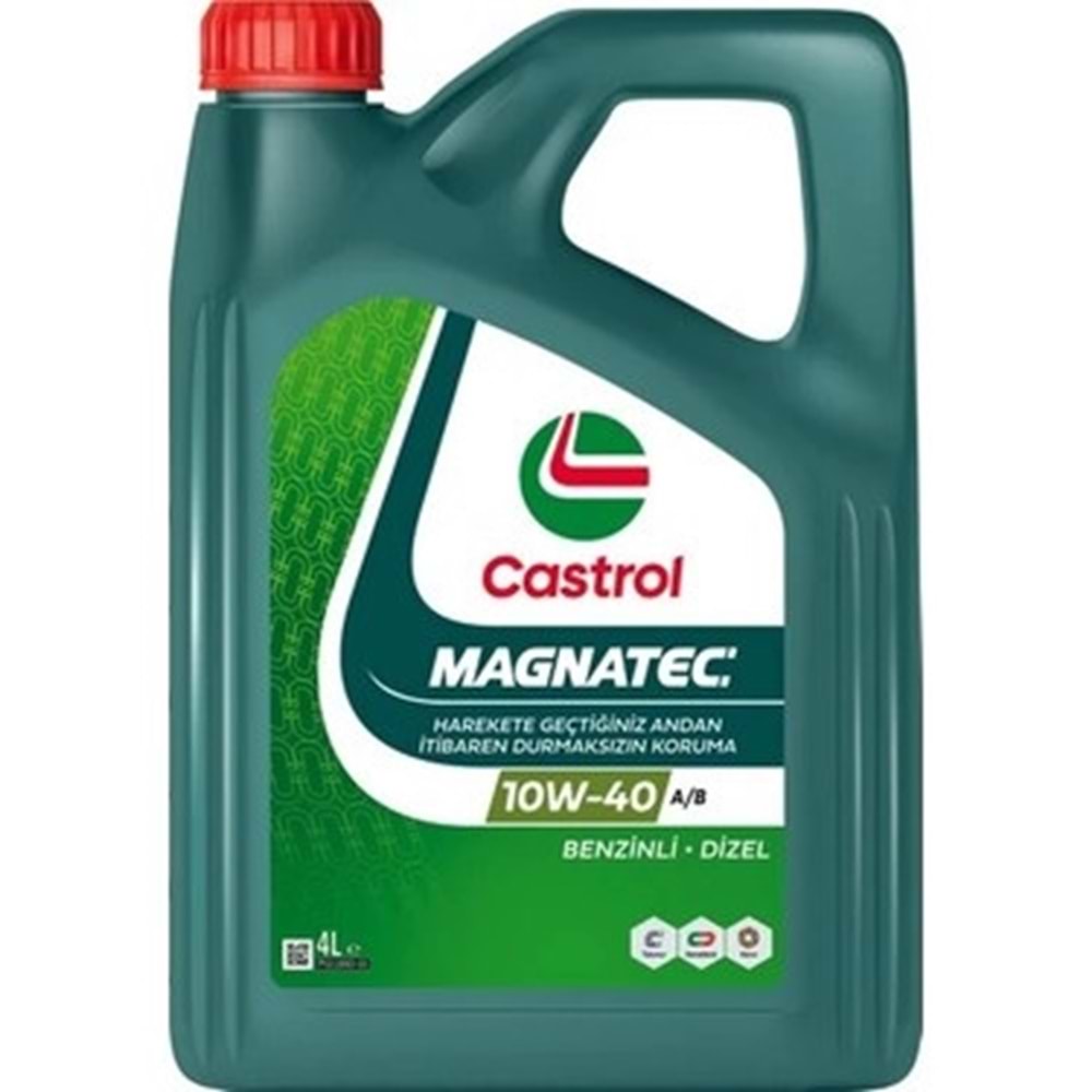 MOTOR YAĞI CASTROL 10W40 CASTROL MAGNATEC 10W 40 4LT -CASTROL-
