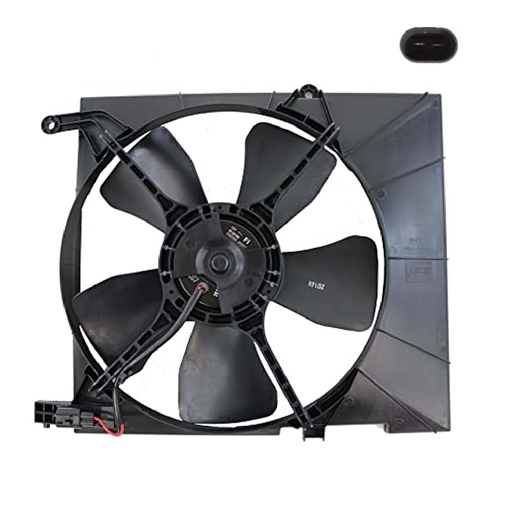 RADYATÖR FAN MOTOR VE DAVLUMBAZI KOMPLE AVEO KALOS (GENİŞ ) 2 FİŞLİ -VEKA-