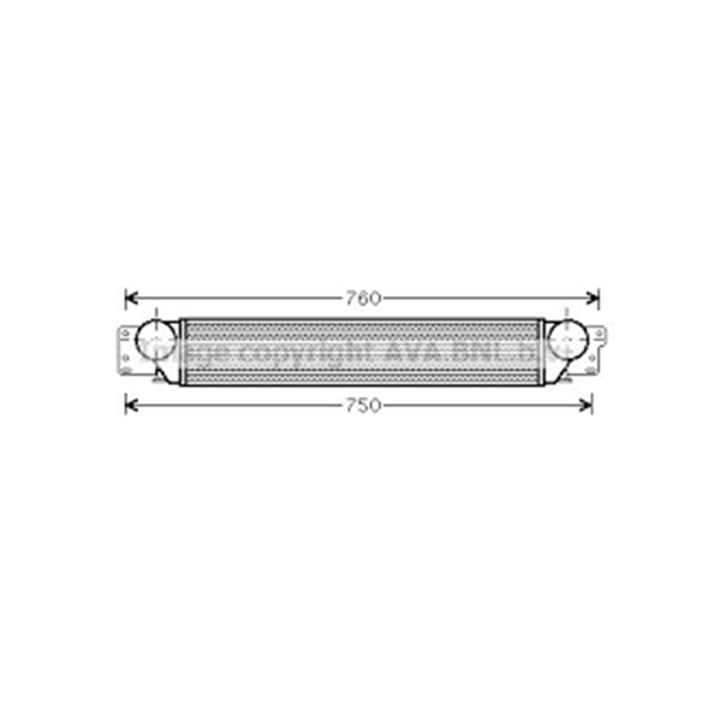 TURBO RADYATÖRÜ İNTERCOOLER RADYATÖRÜ CAPTİVA C100 -MAHER-