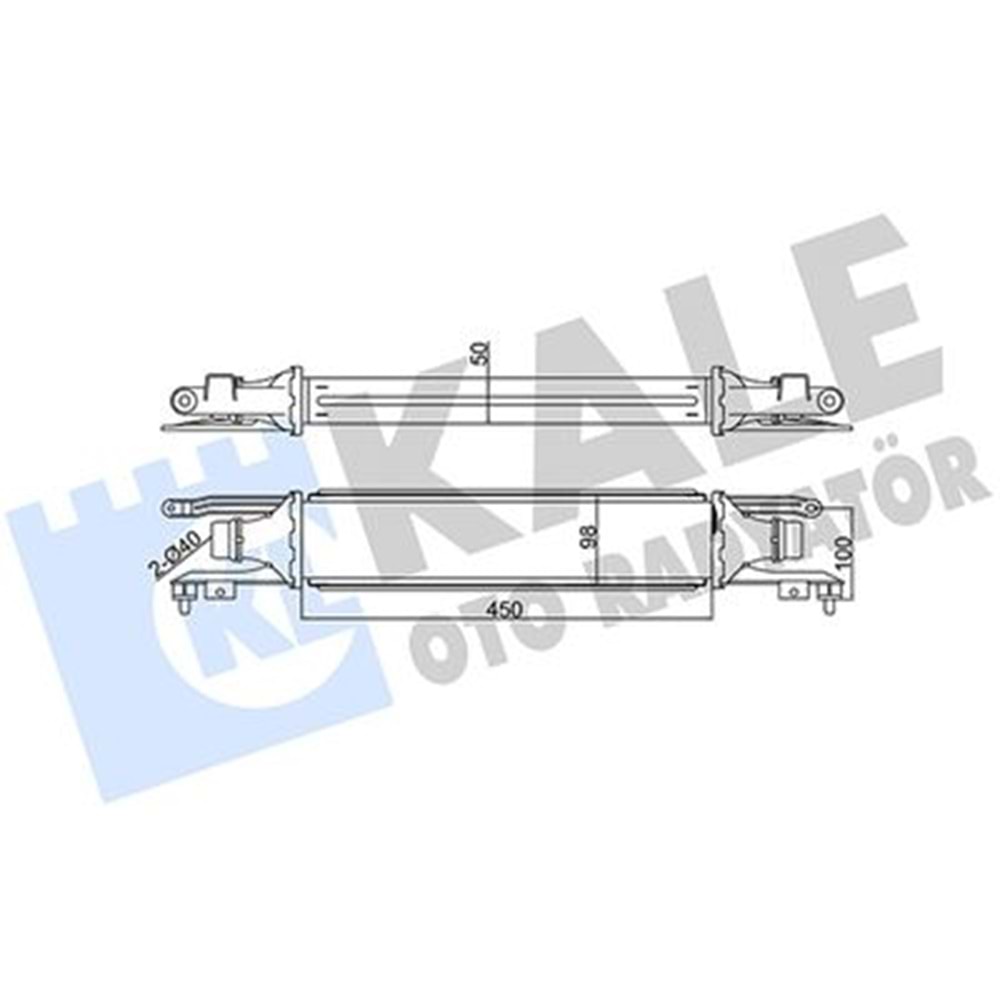 TURBO RADYATÖRÜ İNTERCOOLER CORSA D Z13DTH A13DTR -KALE-