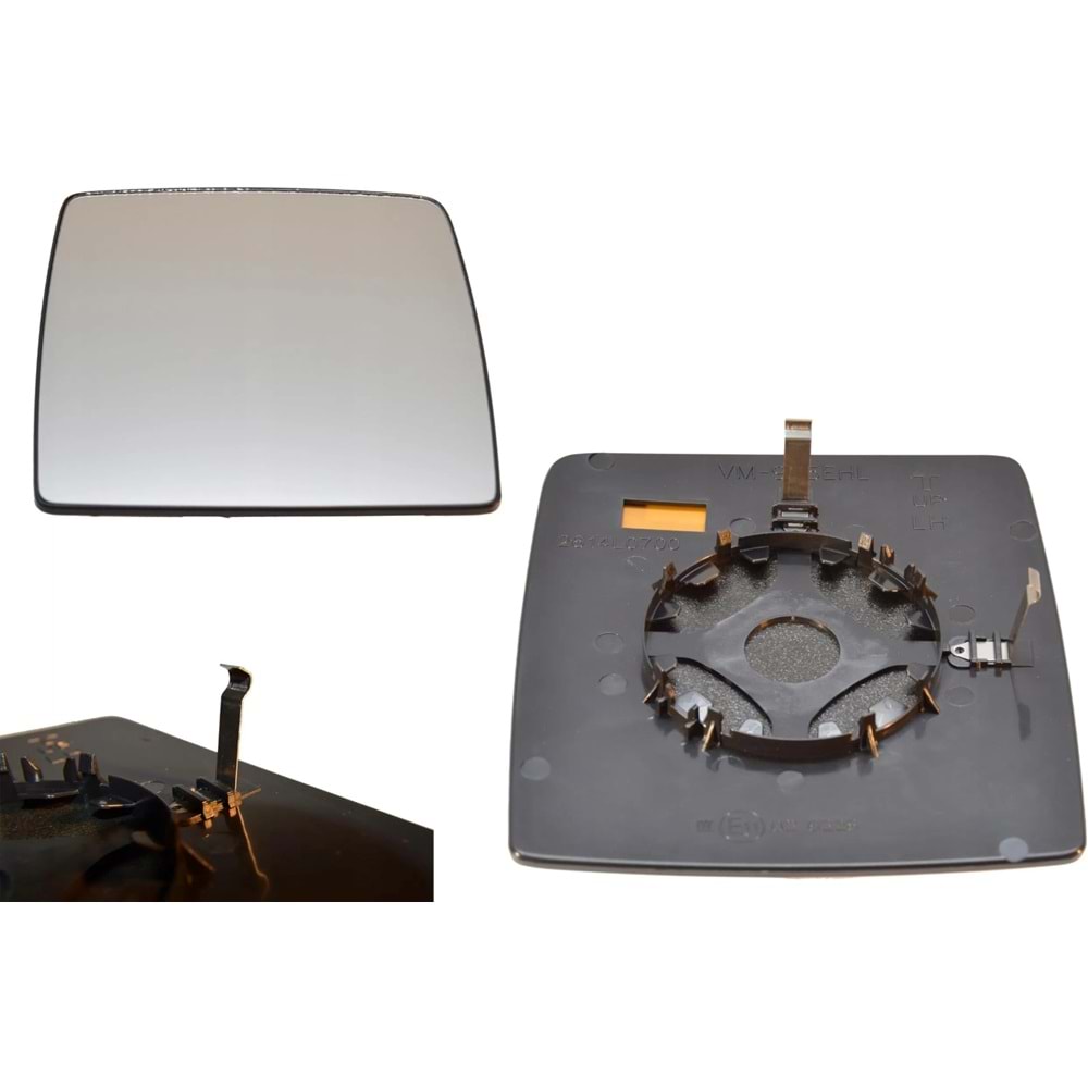 DİKİZ AYNA CAMI COMBO C MANUEL ( SOL ) -VM-