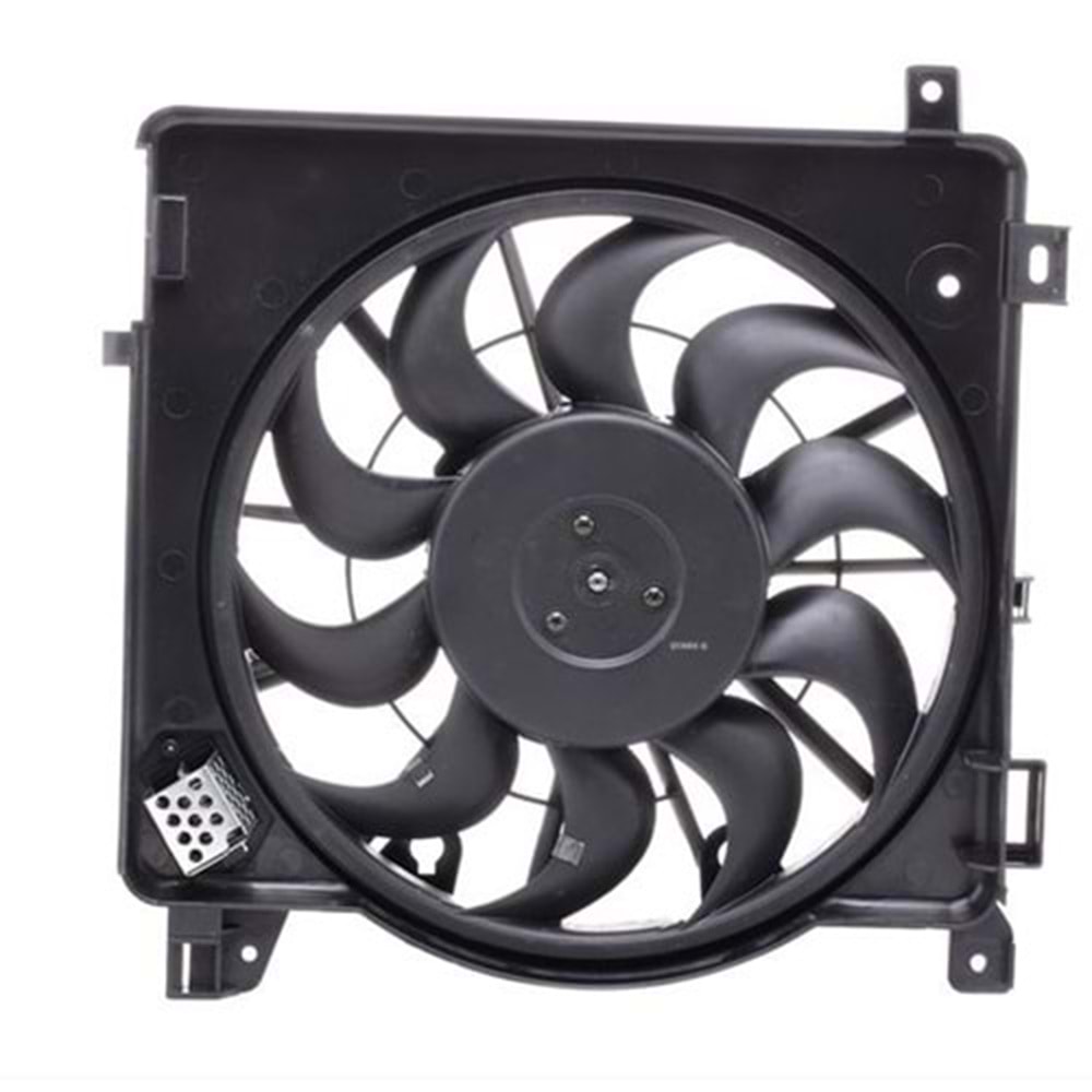 RADYATÖR FAN MOTOR VE DAVLUMBAZI KOMPLE ASTRA H Z13DTH 3 FİŞLİ REZİSTANSLI 04- -WISCO-