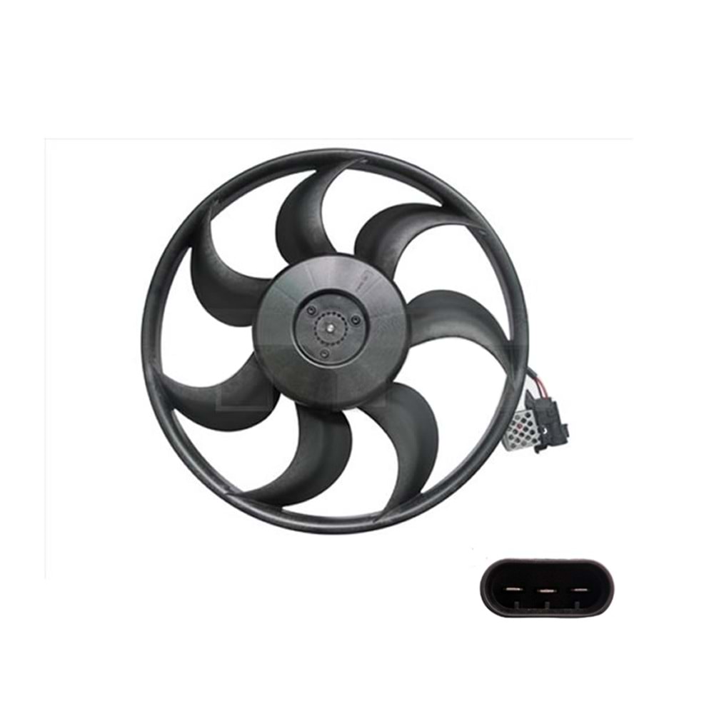 RADYATÖR FAN MOTORU ASTRA H Z16XEP 3 FİŞLİ REZİSTANSLI -KALE-