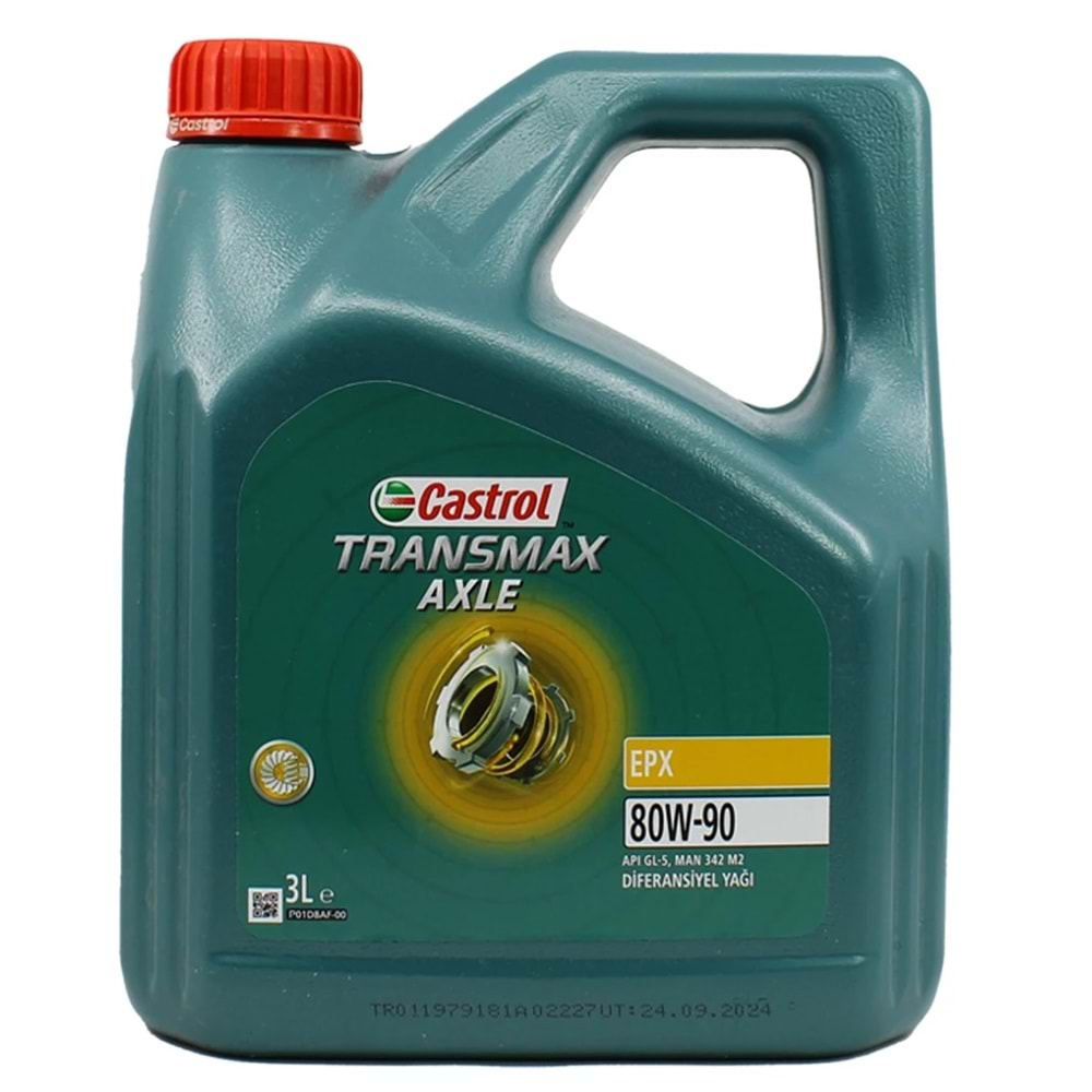 ŞANZIMAN YAĞI 80W90 3LT (KIRMIZI) -CASTROL-