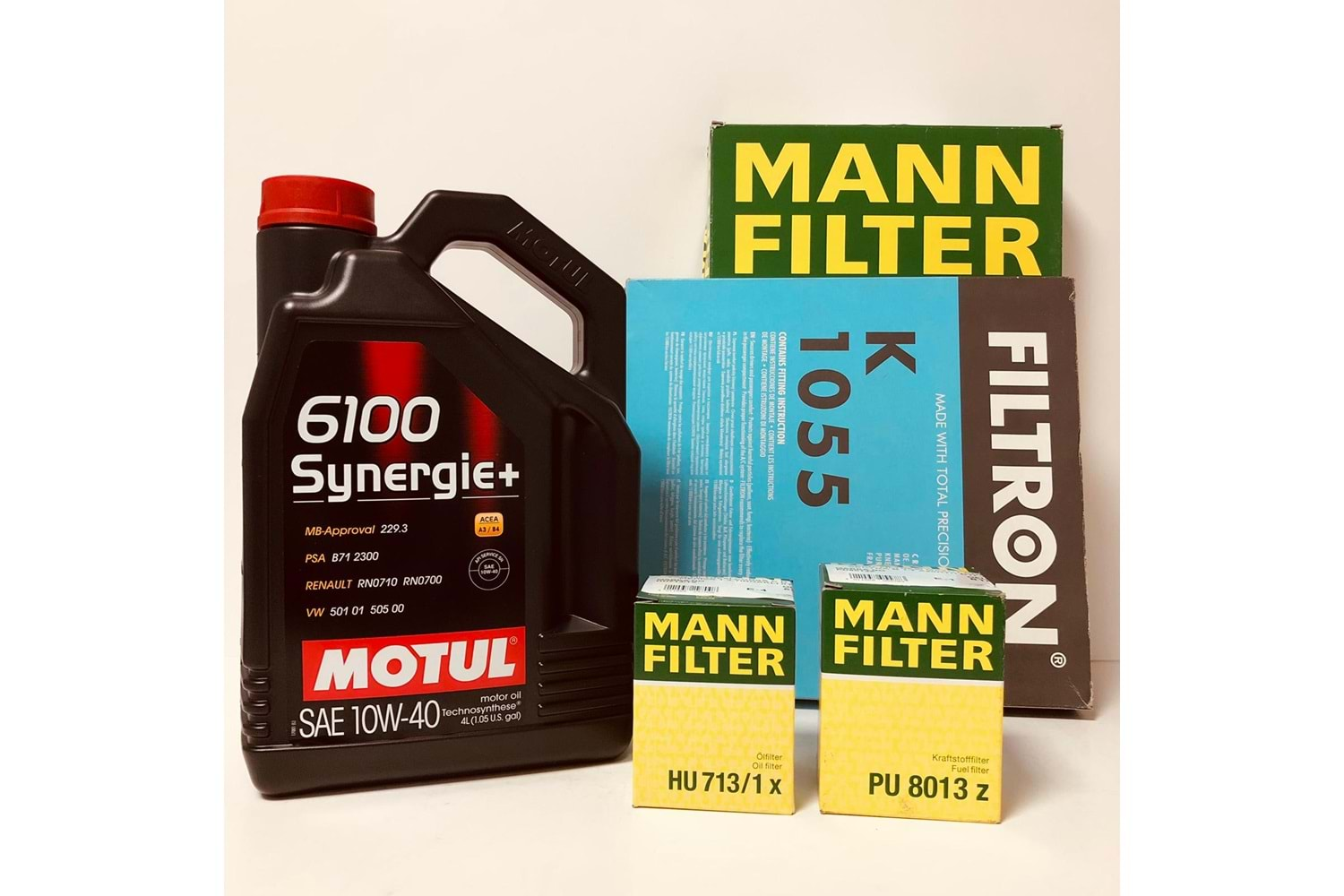 OPEL Astra G 1.7 1998 - 2010 Arası Dizel Bakım Set Motul 10W40 Yağ Mann Filtre