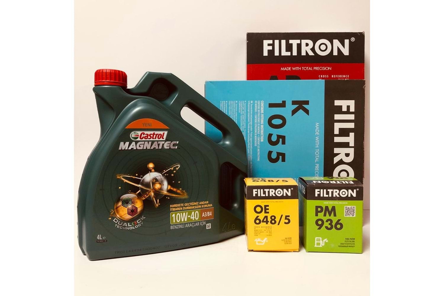 OPEL Astra G 1.7 1998 - 2010 Arası Dizel Bakım Set Castrol 10W40 Yağ Filtron Filtre