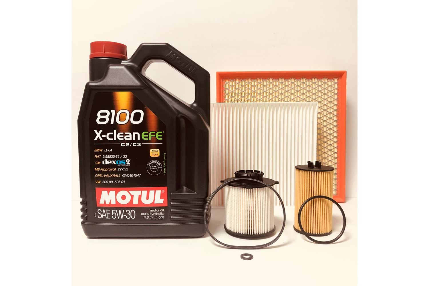 OPEL Astra J 1.6 2010 - 2019 Arası Benzinli Bakım Set Motul 5W30 Yağ Motocar Filtre