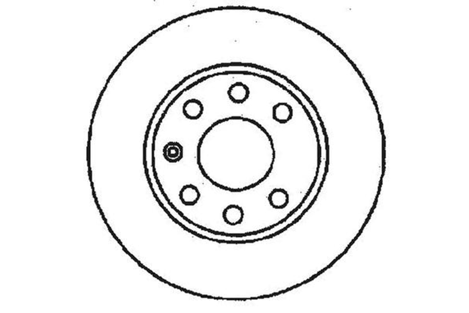 DİSK AYNASI ÖN VECTRA A ASTRA F CORSA B 236MM HAVALI 88-92 -RAL-