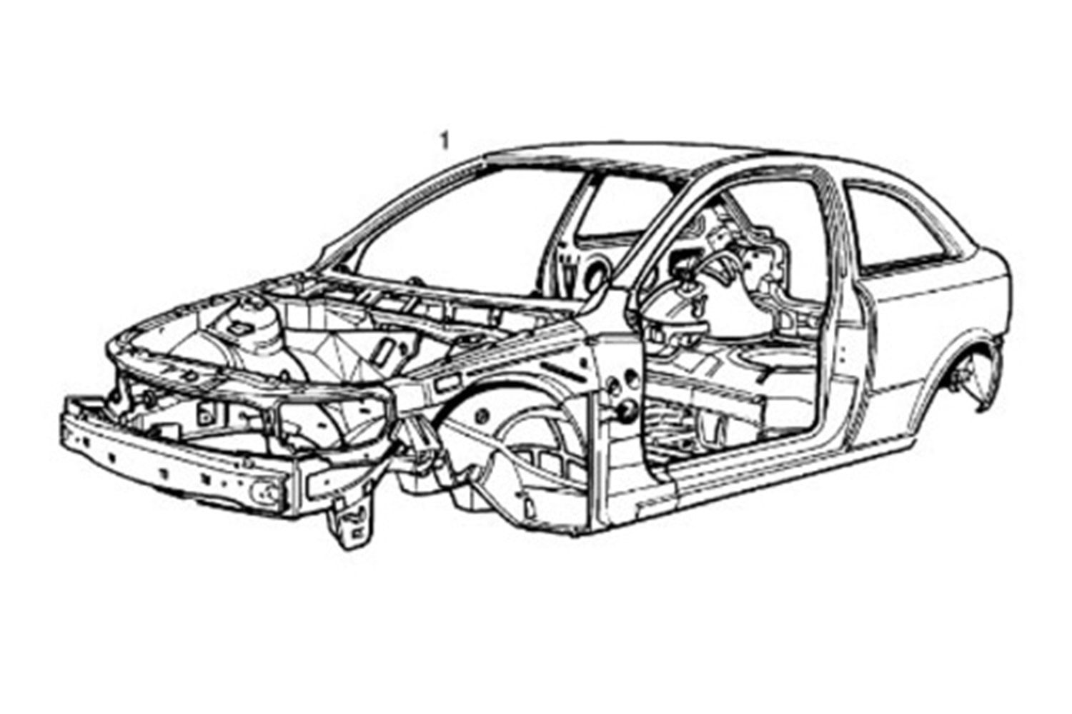 GÖVDE KOMPLE KAROSERİ KLİMA HARİÇ 3K 5K -GM-