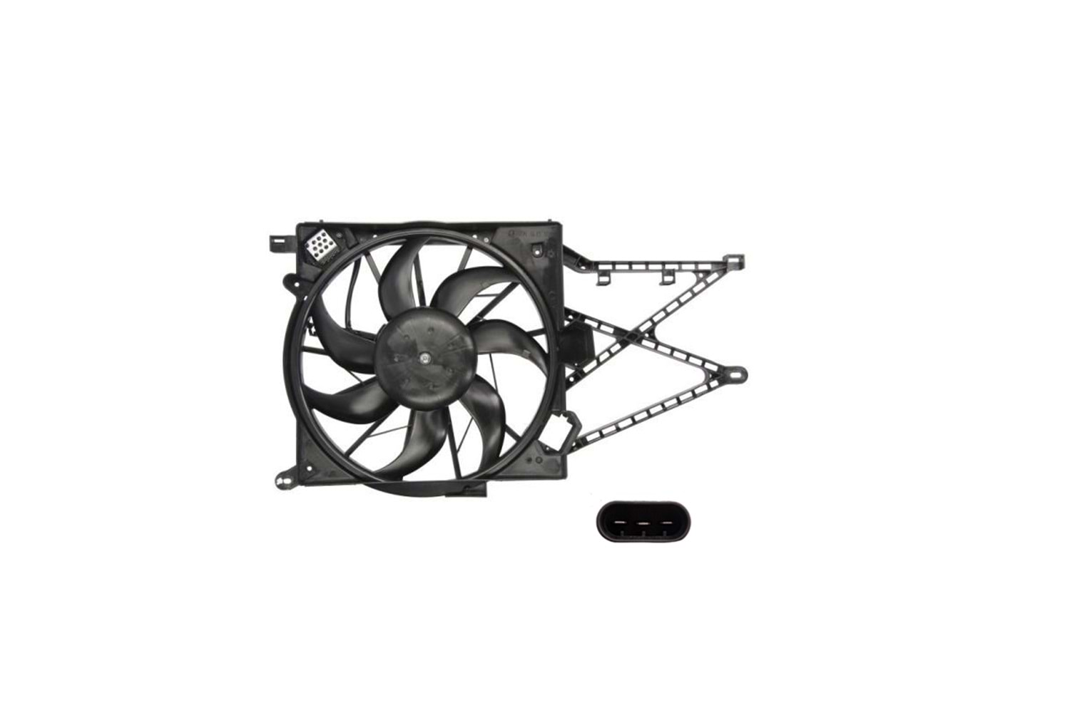 RADYATÖR FAN MOTOR VE DAVLUMBAZI KOMPLE ASTRA G 1.7 DİZEL 3FİŞLİ REZİSTANSLI -KALE-