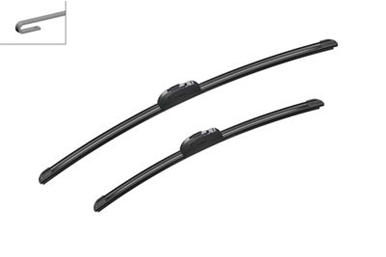 SİLECEK SÜPÜRGESİ TAKIM VECTRA C OMEGA B ( ÖN ) MUZ (600/475mm) -BOSCH-