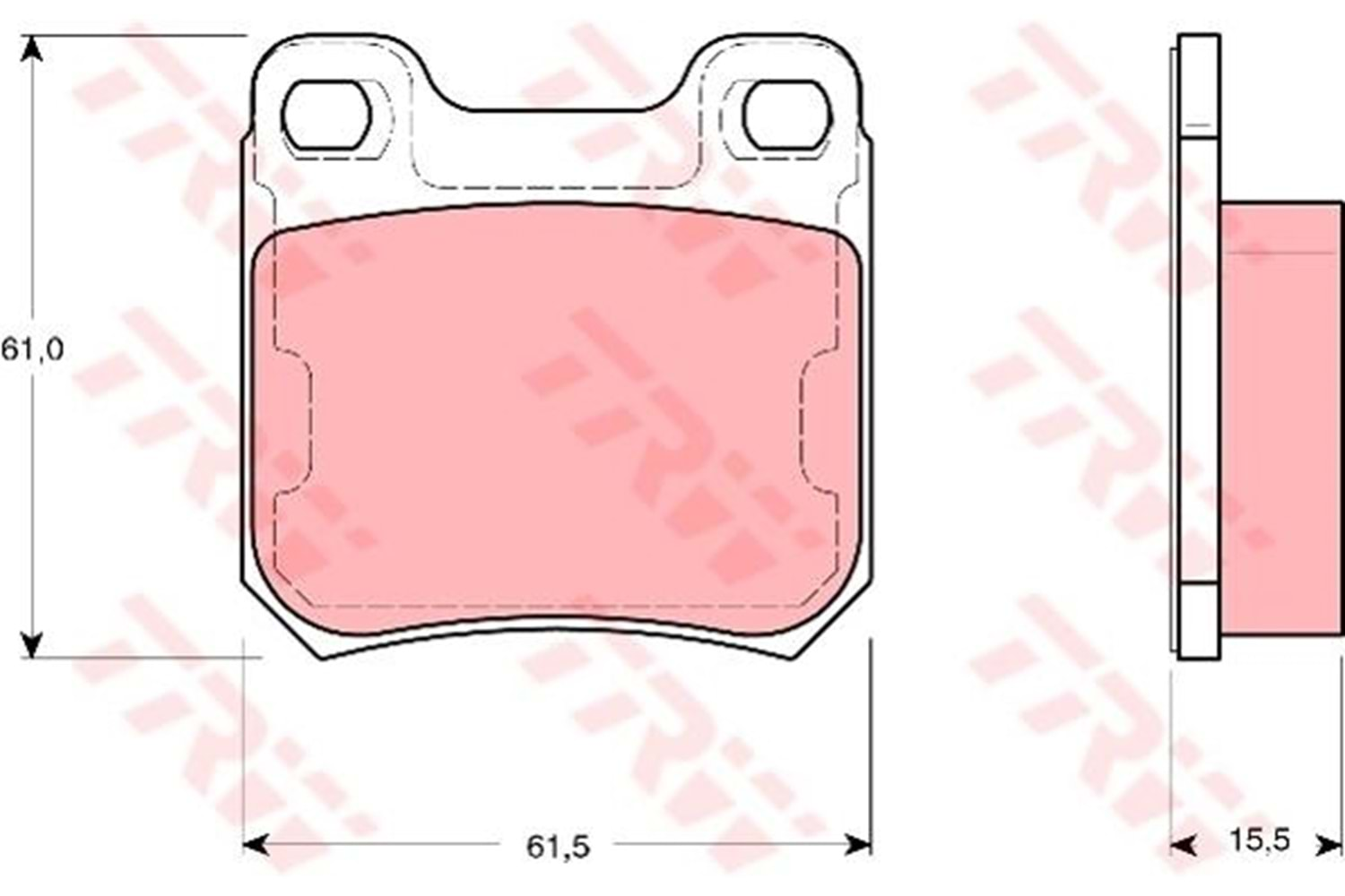 FREN BALATASI VECTRA B OMEGA A DİSKLİ ( ARKA ) 95-00 -BSG-