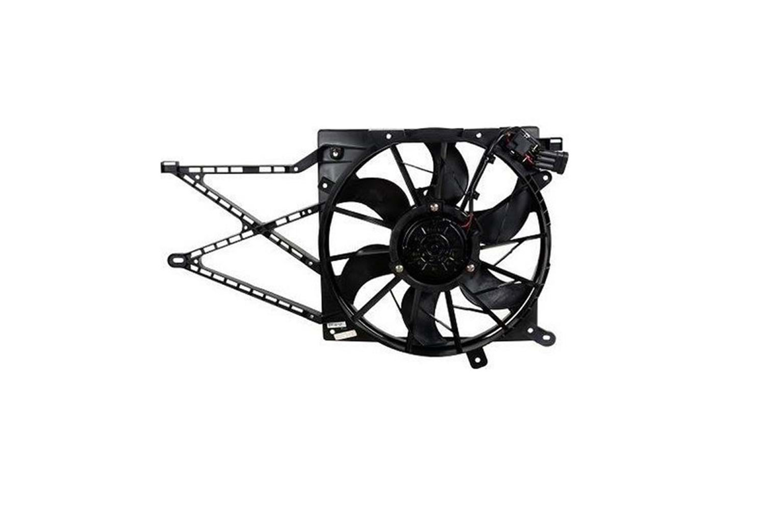 RADYATÖR FAN MOTOR VE DAVLUMBAZI KOMPLE ASTRA G 3 FİŞLİ -VEKA-